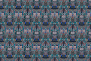 Cocoa/Blues on Natural - F