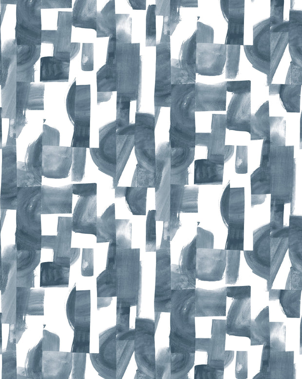 Storm on White Wallpaper – Agolise | Half-Drop 10 Yard Roll