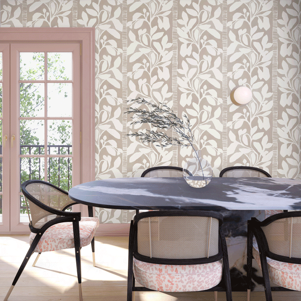 Magenta Rad Plaid Wallpaper – 27in Straight Match Clay-Coated Roll