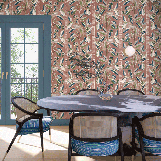 Clay Live Oak Wallpaper – Clay Coated Single Roll for Interiors