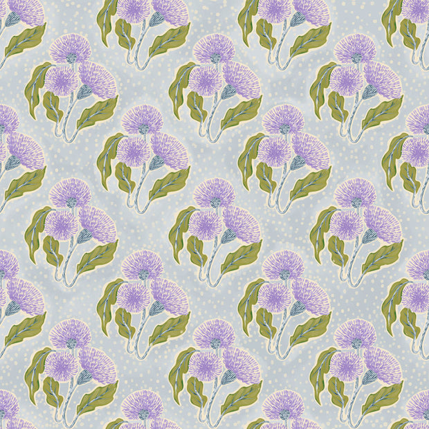 Sky & Lilac Wallpaper by Thistle | 27” Clay Coated Single Roll