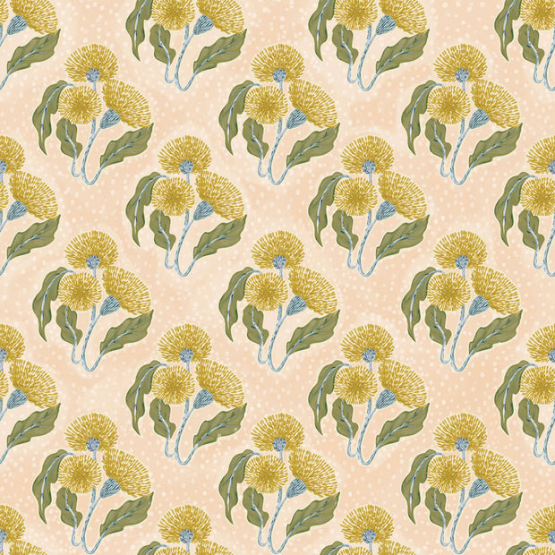 Blush & Ochre Wallpaper by Thistle | 27” Clay Coated Single Roll