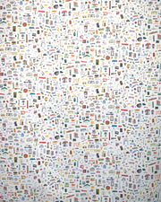 Too Much NYC Stuff Fabric – One Colorway, Cotton Linen Blend