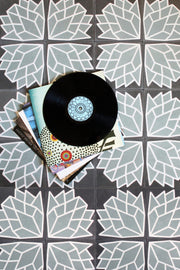 Sage/Charcoal/White - Tile