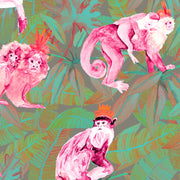Pink & Green Monkeys - WP