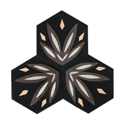 Black/Chocolate/Salmon/Gray - Tile
