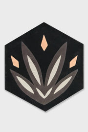Black/Chocolate/Salmon/Gray - Tile