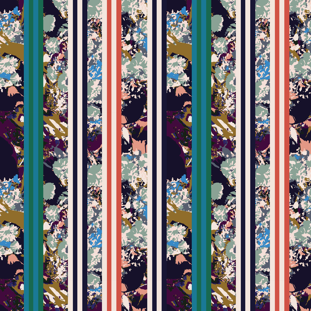 Ursula Navy - Linen Cotton Fabric - Premium Quality | Supply Showroom