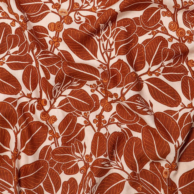 Clay Stringybark Fabric – 100% Linen, 56" Wide, 3 Yd Minimum