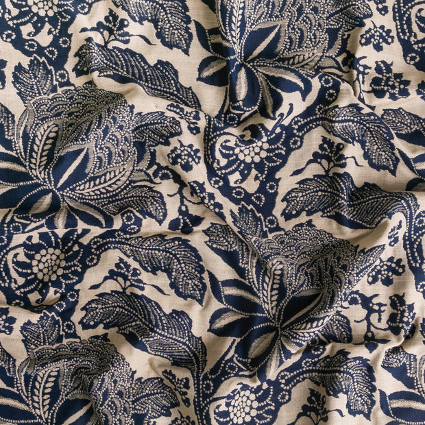 Waratah Navy Performance Fabric – UV-Resistant Poly, 56" Width