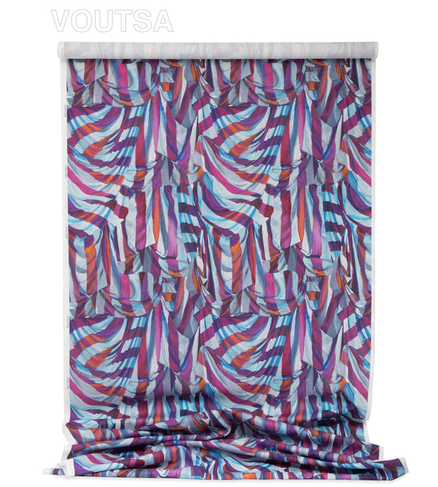 Blue and Purple Linen - F