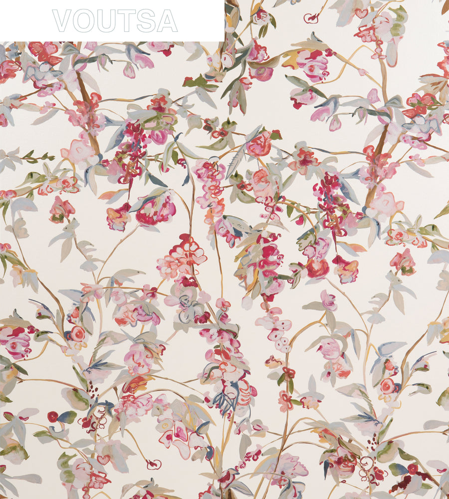 Maria Pearlized Metallic Wallpaper – Elegant Wallcovering – SUPPLY Showroom