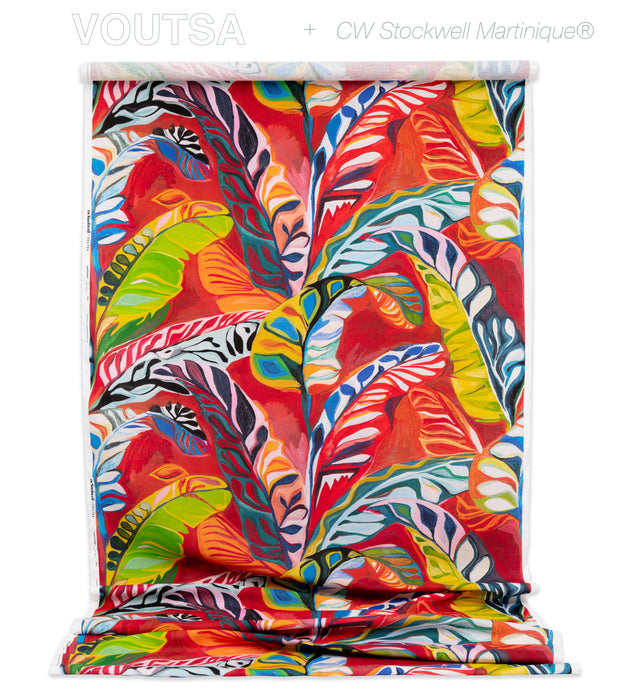 Henri Linen Fabric - One Colorway | 54” Width, 40” Vertical Repeat