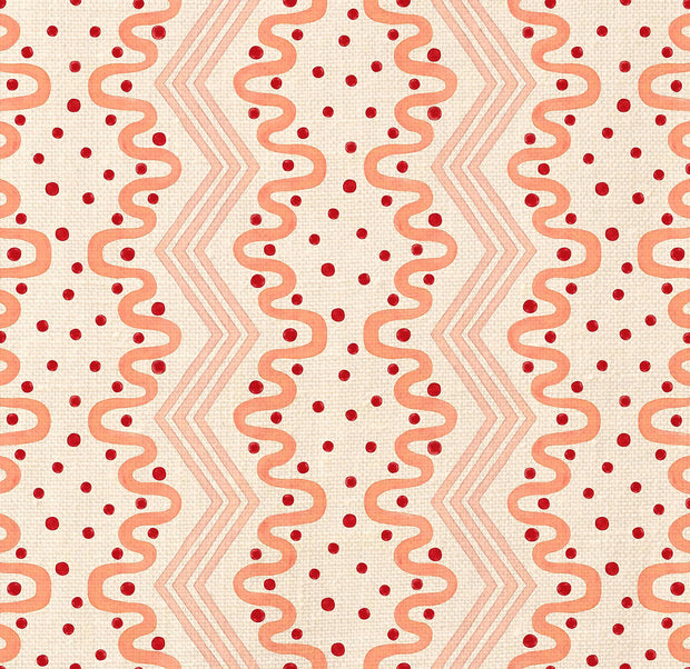Pink & Coral – Madame Ziggle Fabric | 100% Linen by the Yard | Supply Showroom