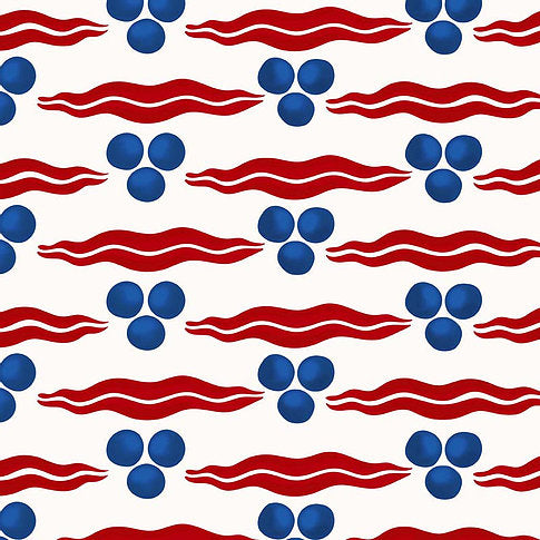 White, Red + Blue - WP