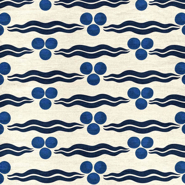 Cream + Navy - F