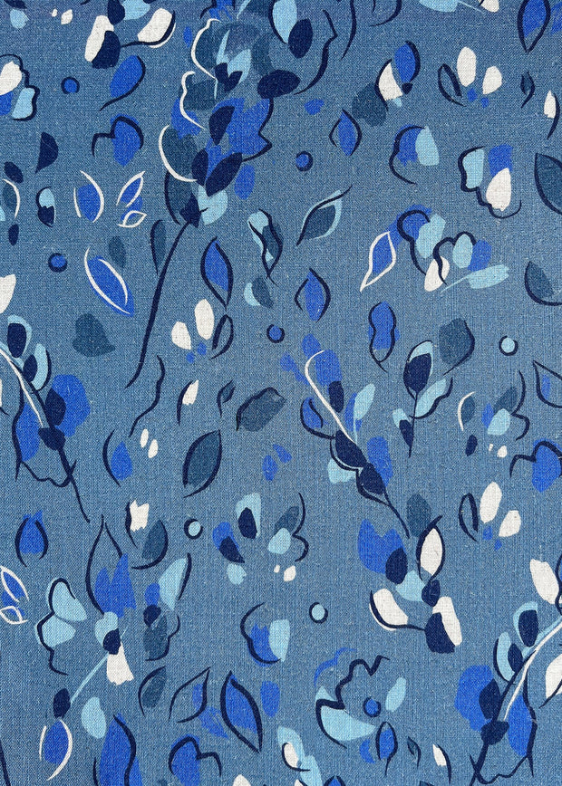 Sky Abigail Fabric – Oatmeal Linen Blend | Sold by the Yard