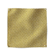 Ochre Bea Fabric | 100% Cotton | 140cm Width | 3.1cm Repeat | Ships Fast