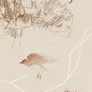 Warm Sand Wallpaper – Canopy | Half-Drop Design Sold by Yard