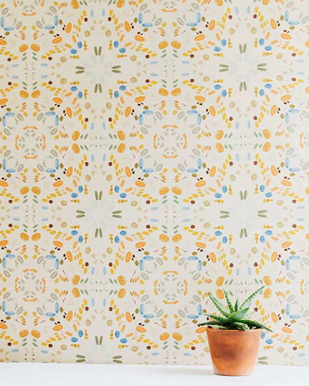 Burnt Persimmon Grasscloth - WP
