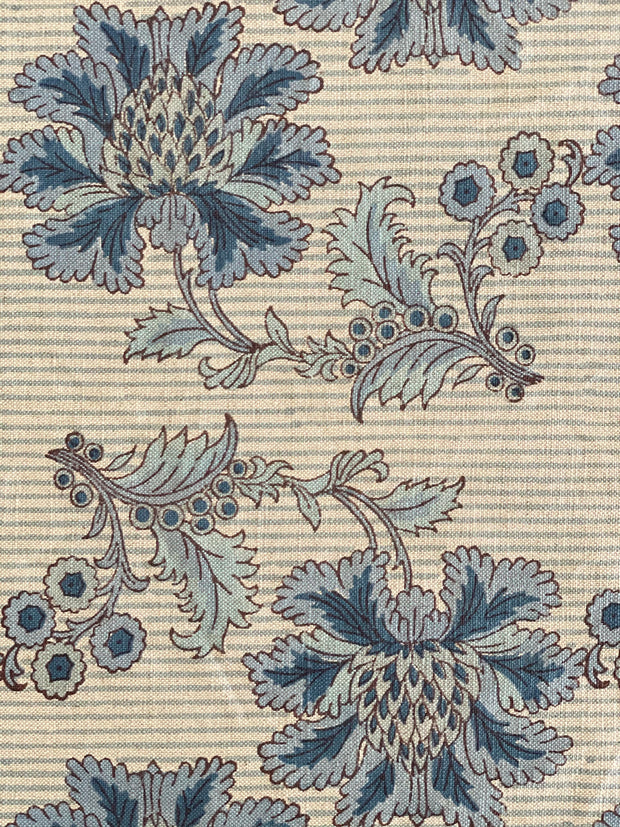 Indigo Stripe on Natural - F