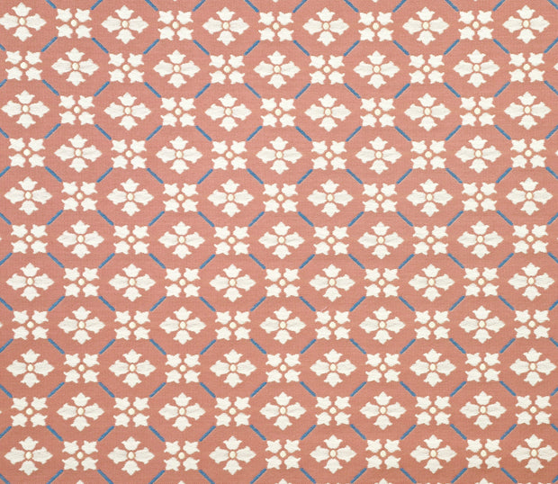 Coral - Floral Medallion Woven Fabric - Premium Quality | Supply Showroom