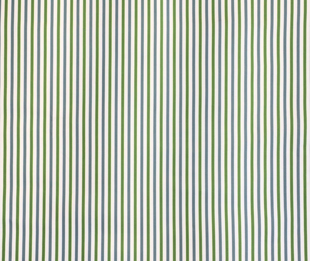 Sky/Grass - Small Stripe Fabric | 100% Solution Dyed Poly | 54” Width
