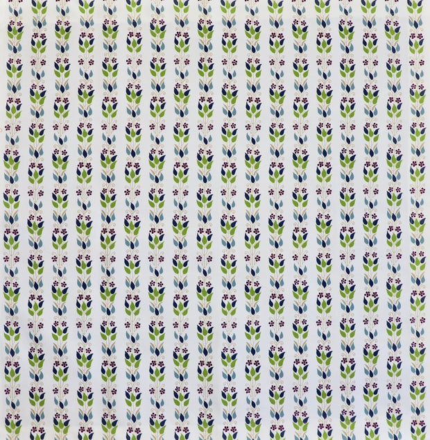 Sky/Indigo - Roman Stripe Fabric | Durable Solution Dyed Poly | 54” Width