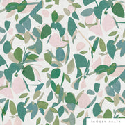 Green & Pink Medium Linen - F