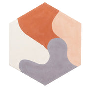 White & Terra Cotta - Tile