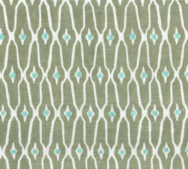 Willow Lattice Block Fabric – 100% Linen, 54" Wide | Supply Showroom