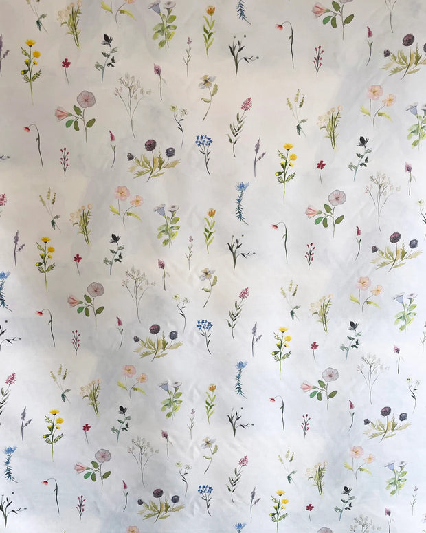 Bluestocking Fabric – Meadow, Belgian Cotton Linen, 54” Wide