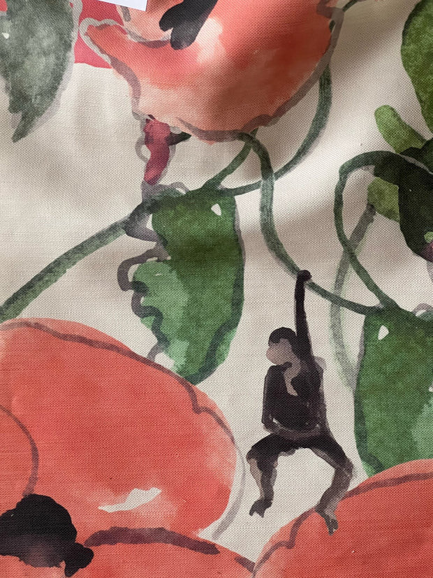 Monkeys of Ghazipur Fabric | Linen-Cotton Blend | Supply Showroom