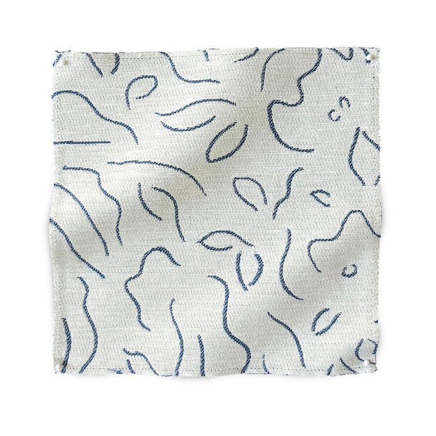 Indigo Sarah Louise Fabric | Reversible Cotton Linen | 140cm Width
