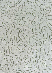 Olive Sarah Louise Fabric | Reversible Cotton Linen | 140cm Width