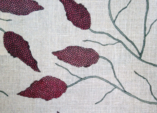 Plum on Natural - F