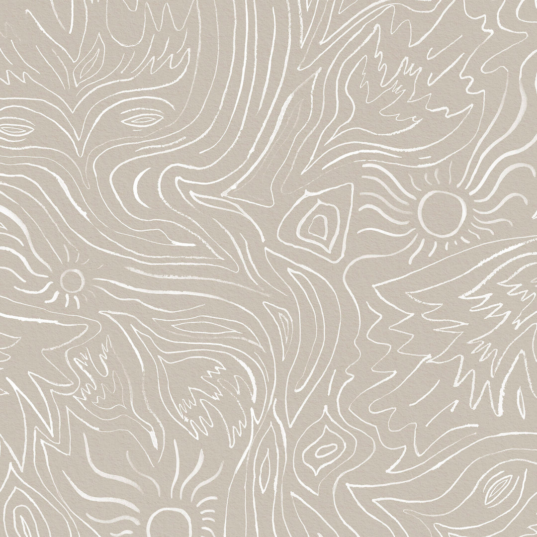 Reverse Sand Sunbird Wallpaper – Elegant Designer Pattern | Supply ...