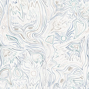 Winter Sunbird 100% Linen Fabric - 59" Width, 28" x 28" Repeat | SupplyShowroom