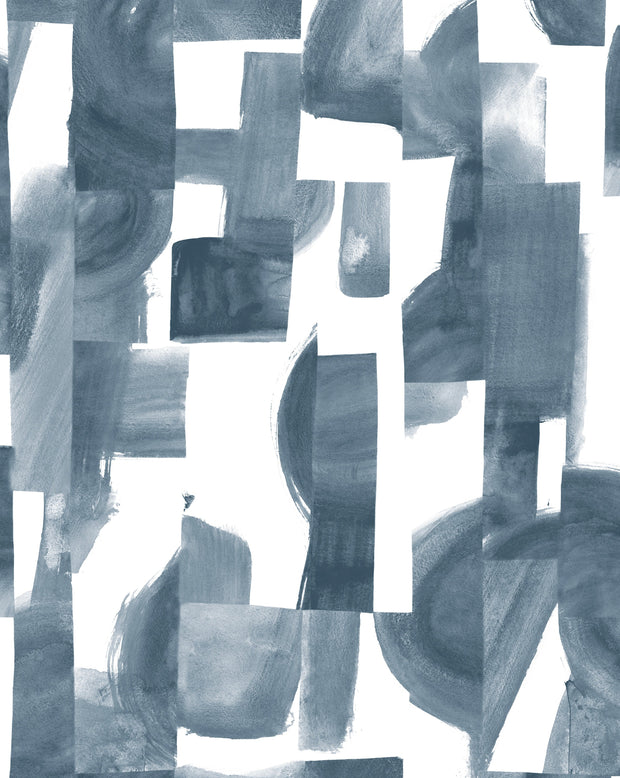 Storm on White Wallpaper – Agolise | Half-Drop 10 Yard Roll