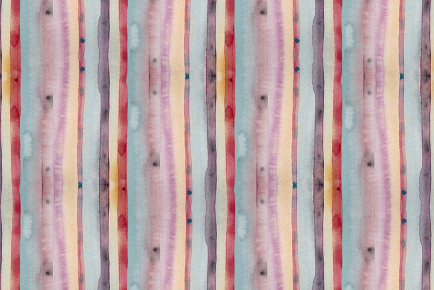 Prism on Natural Watercolor Stripe Fabric – 54" Wide | Supply Showroom
